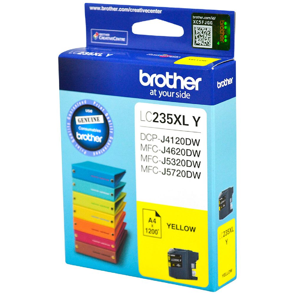 Brother LC235XLM Cartuccia Inchiostro Magenta Alta Resa - Fino A 1500 Pagine, Originale, Colori Vivaci