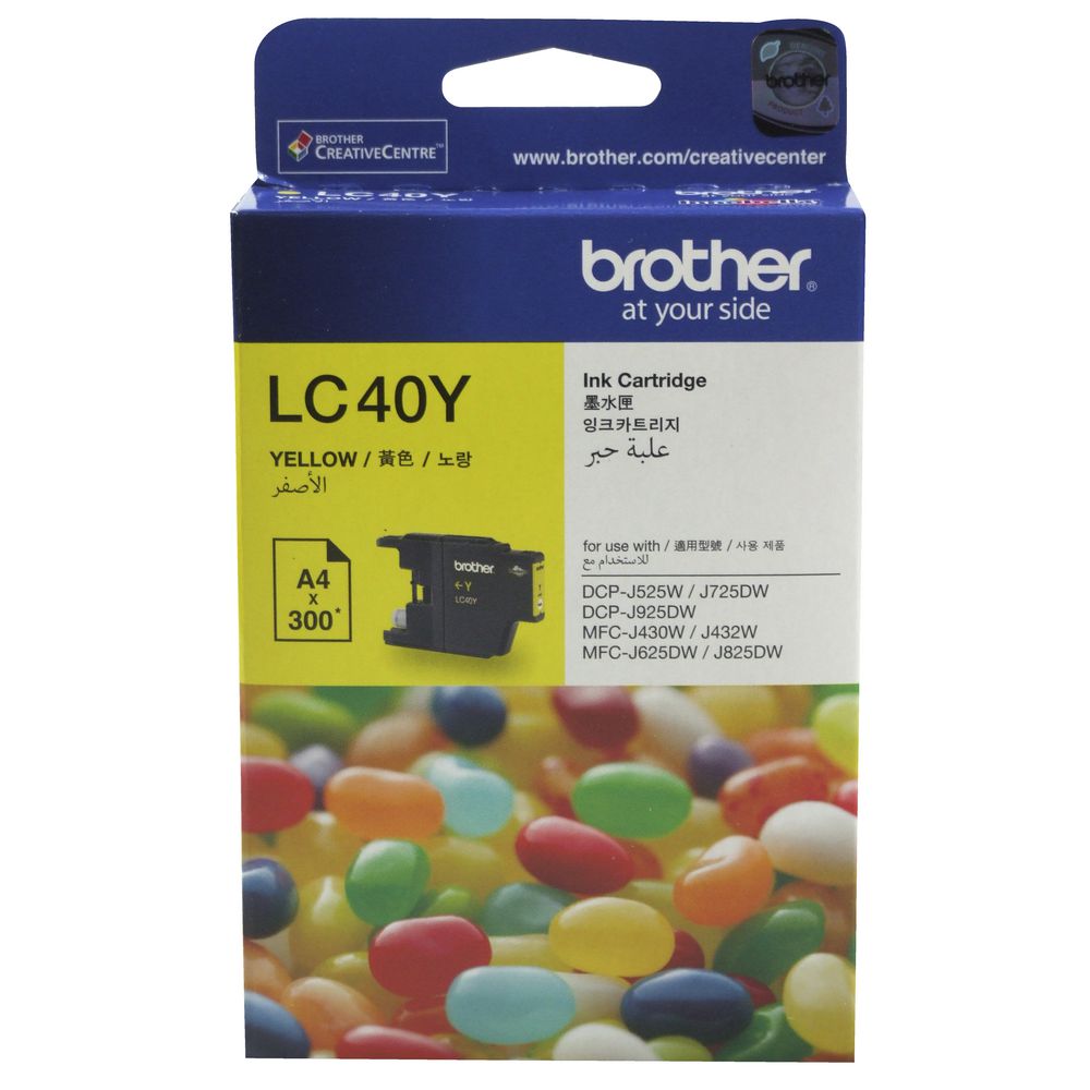 Brother LC-40 Ink Cartridge Yellow