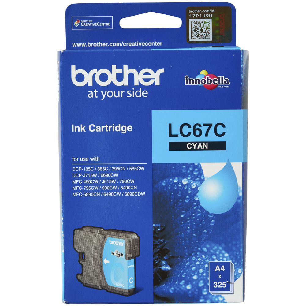 Brother LC-67 Ink Cartridge Cyan