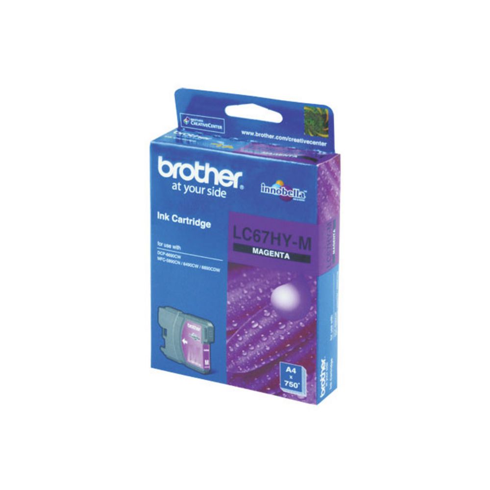 Brother LC-67 HC Ink Cartridge Magenta