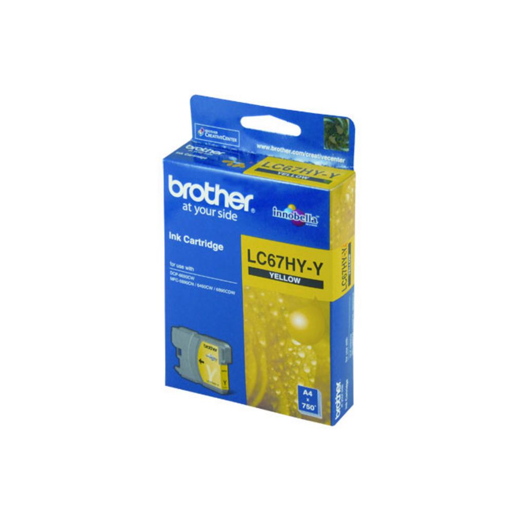 Brother LC-67 HC Ink Cartridge Yellow