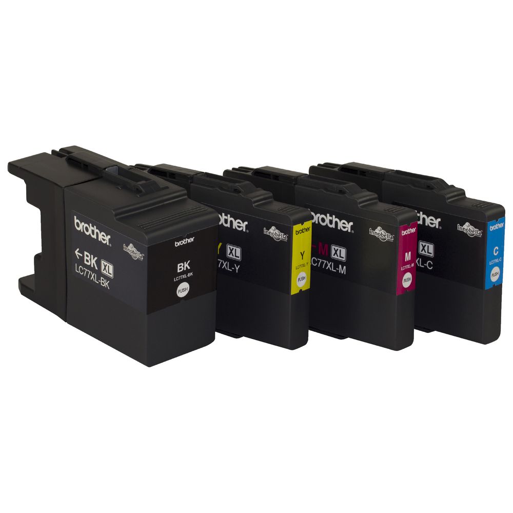 Brother LC-77XL Ink Cartridge 4 Pack