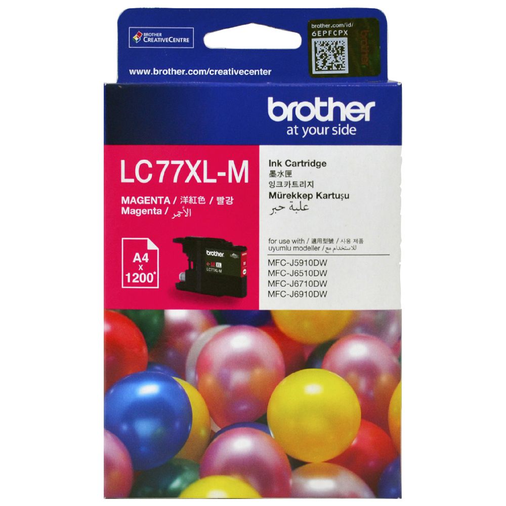 Brother LC-77XL Super High Yield Ink Cartridge Magenta