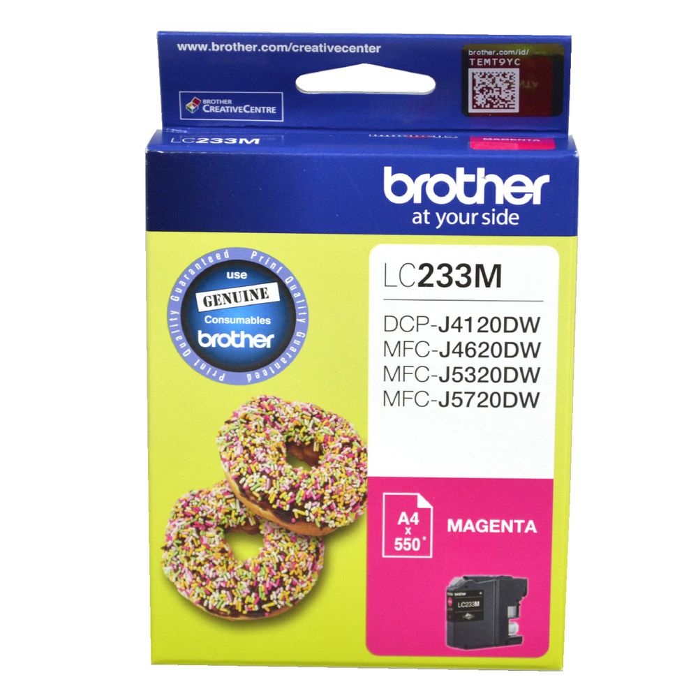 Brother LC-233 Ink Cartridge Magenta