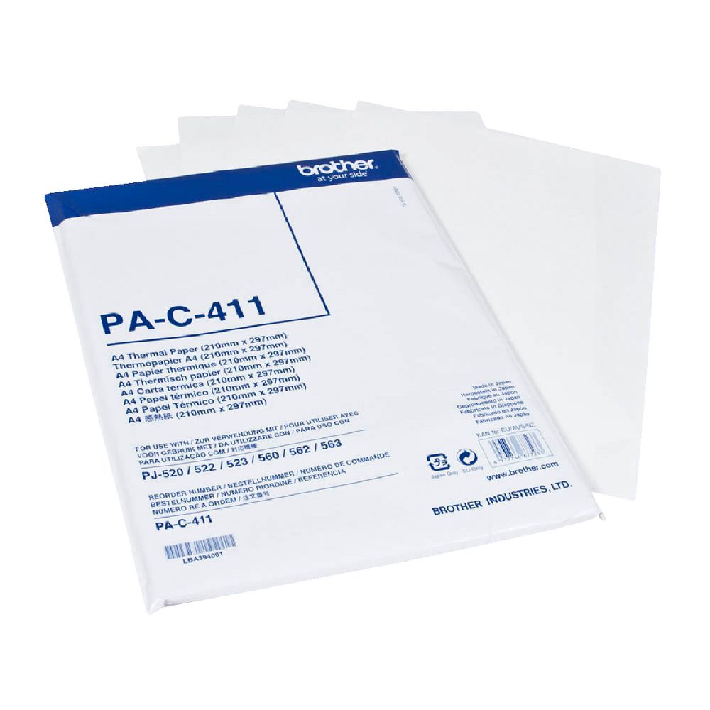 Brother PA-C-411 PocketJet Thermal Paper 100 Sheets