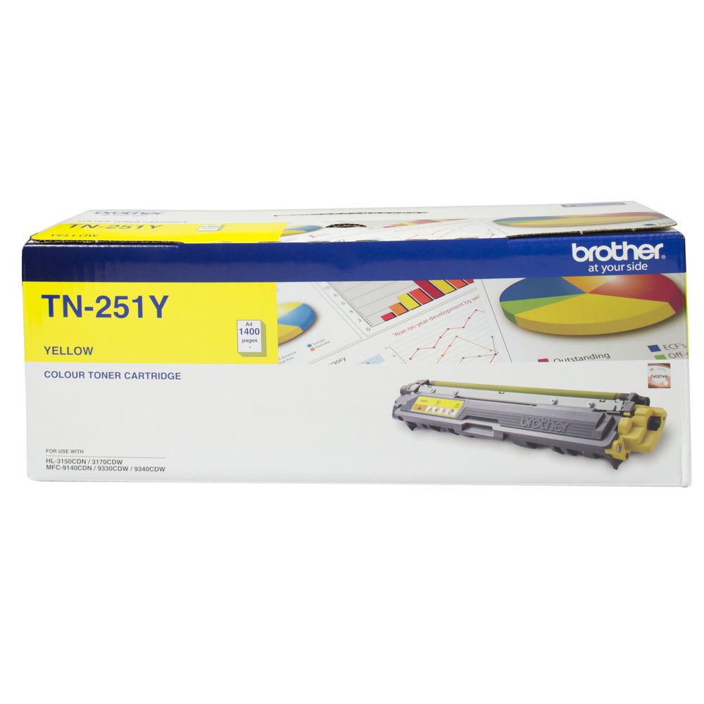 Brother TN-251 Toner Cartridge Yellow