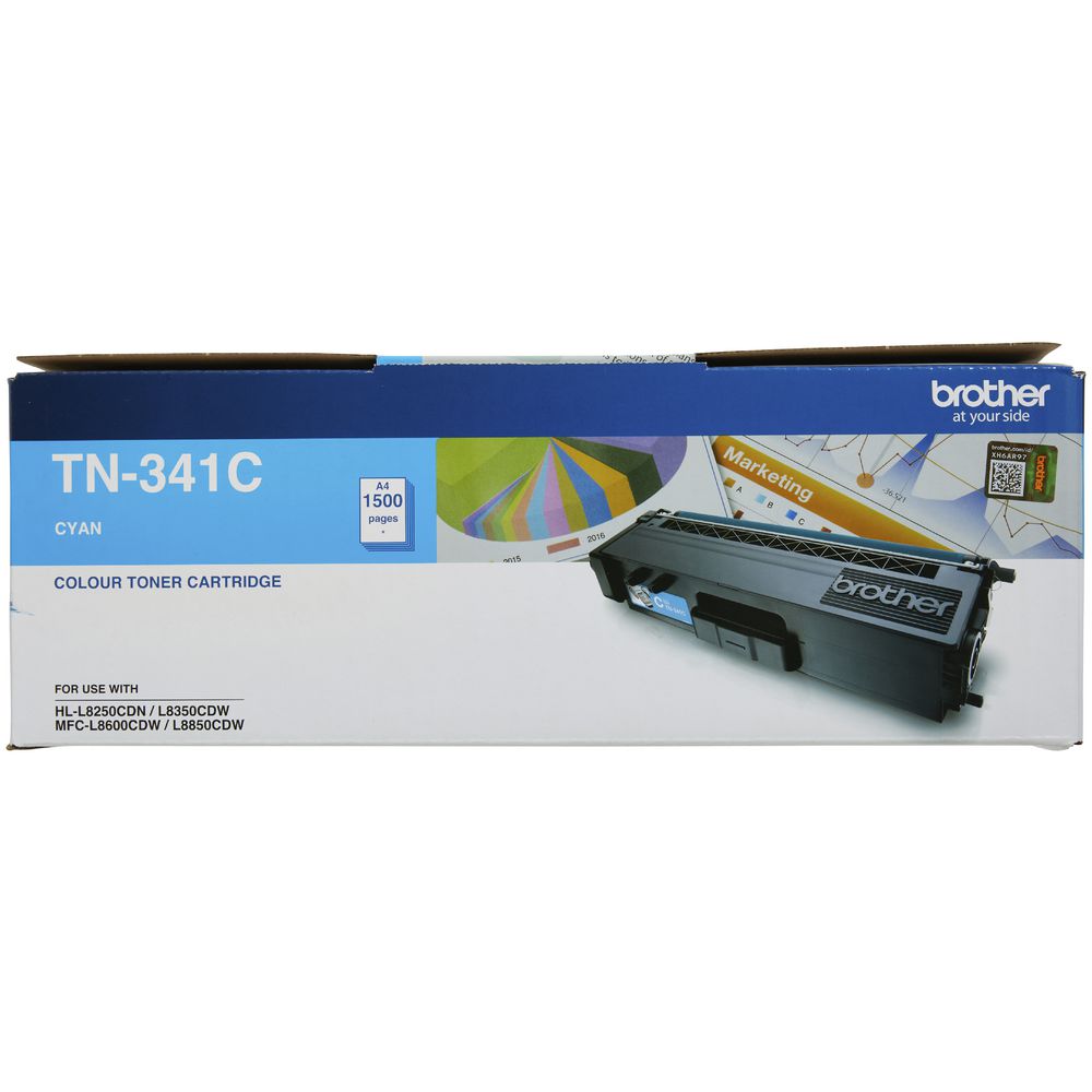 Brother TN-341 Toner Cartridge Cyan