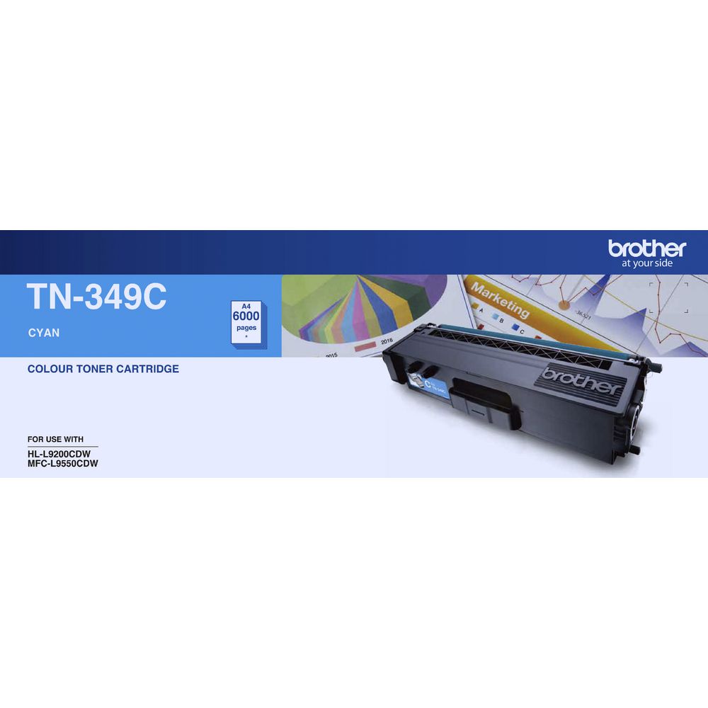 Brother TN-349 Toner Cartridge Cyan