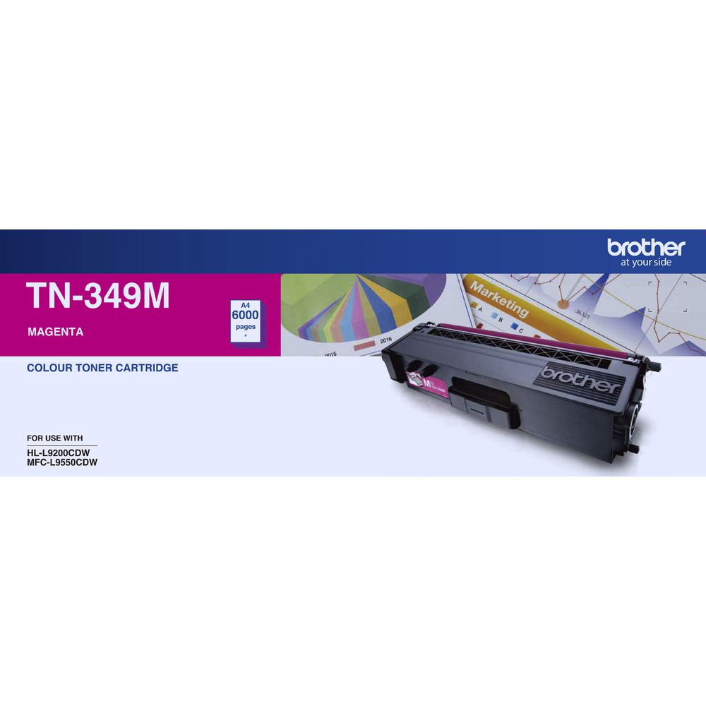 Brother TN-349 Toner Cartridge Magenta