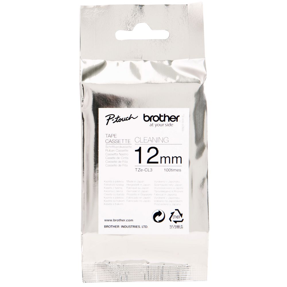 Brother Cleaning Head Cassette Tape 12mm TZe-CL3