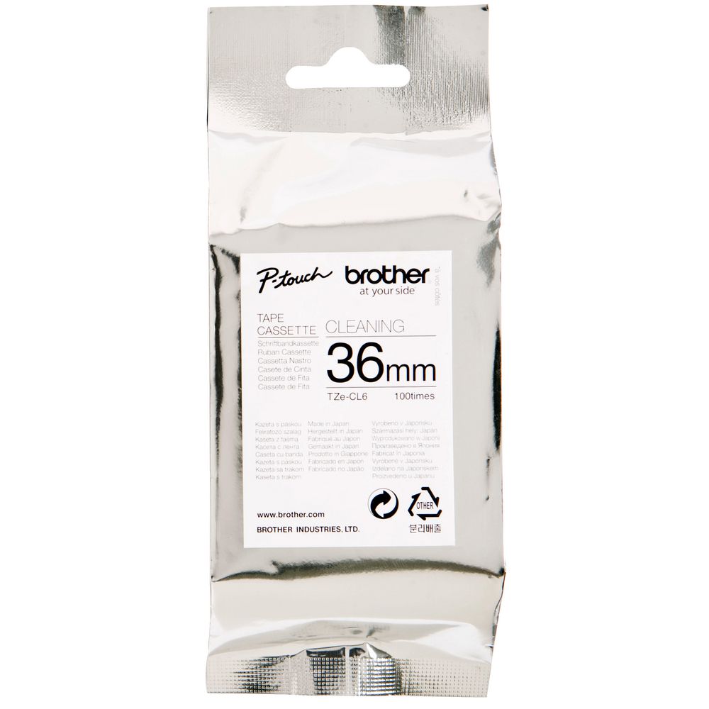 Brother 36mm Cleaning Head Cassette Tape