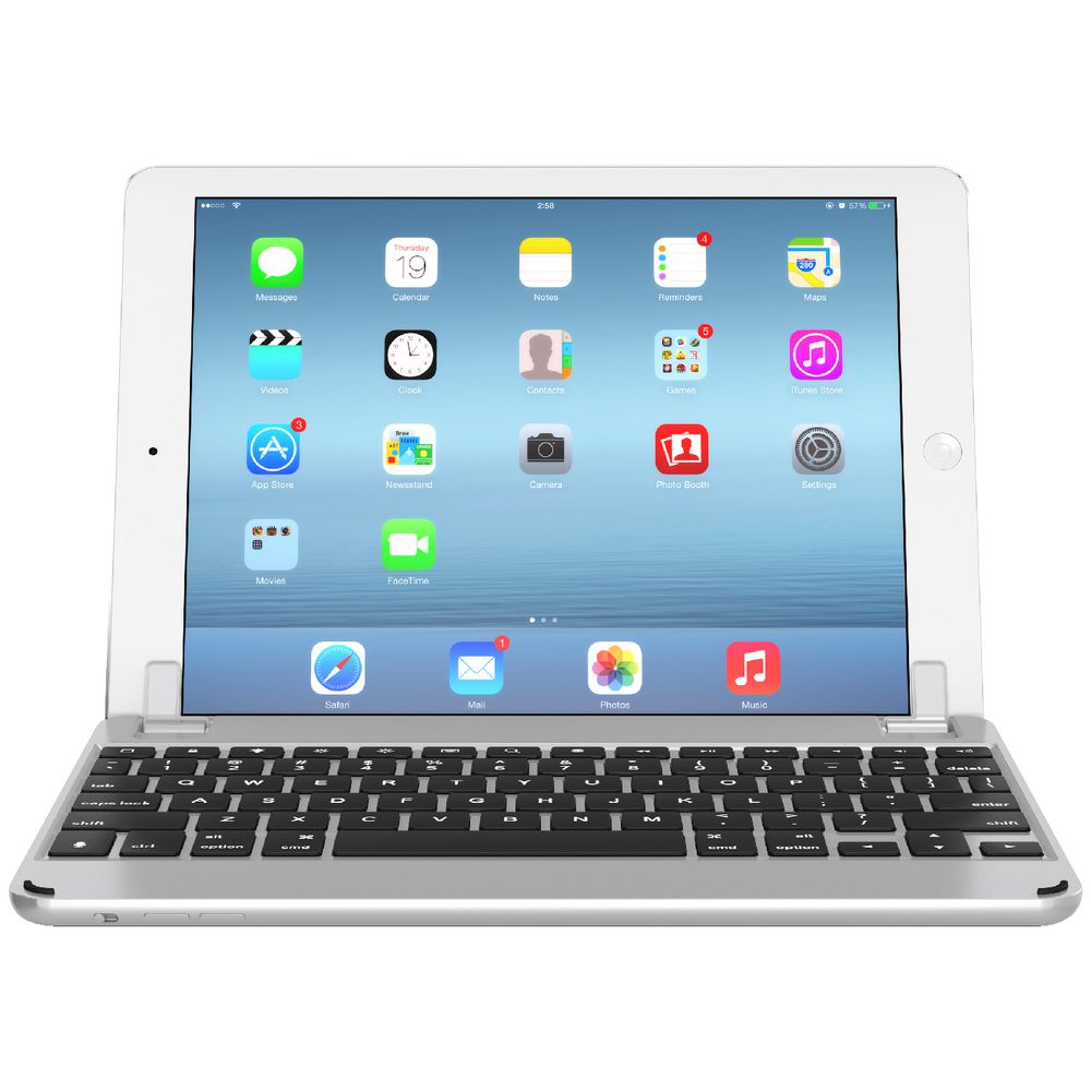 BrydgeAir 9.7 Bluetooth Keyboard iPad Air Silver BRY1011