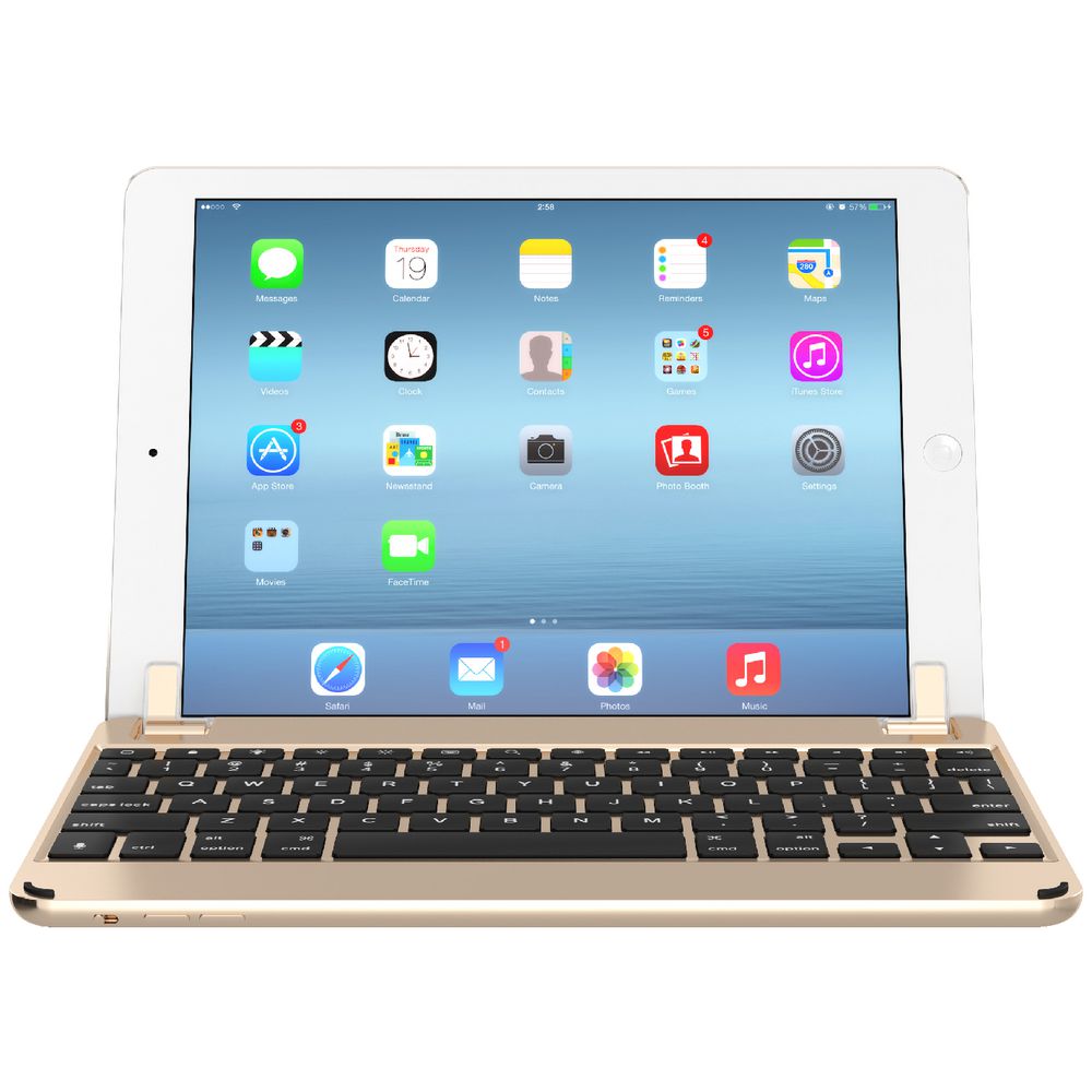 BrydgeAir 9.7 Bluetooth Keyboard iPad Air Gold BRY1013