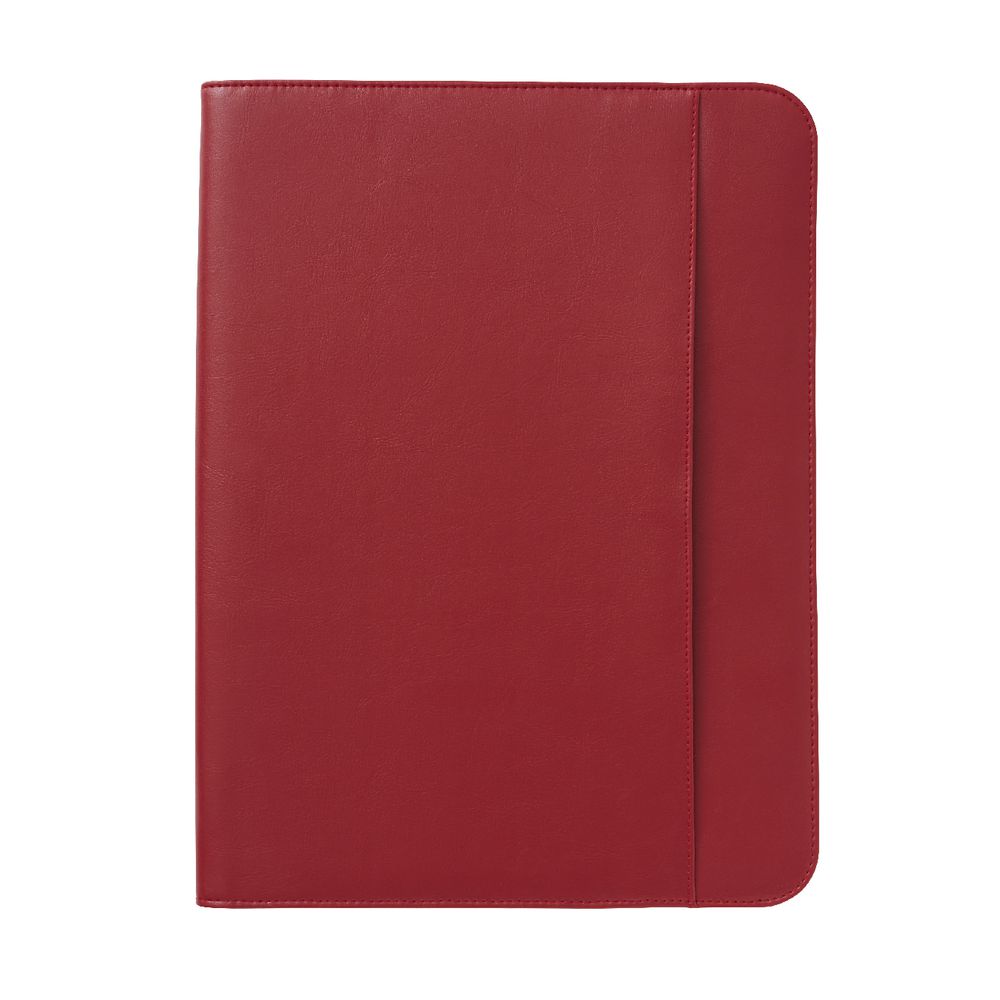 J.Burrows A4 Flat Compendium Zip Closure Red