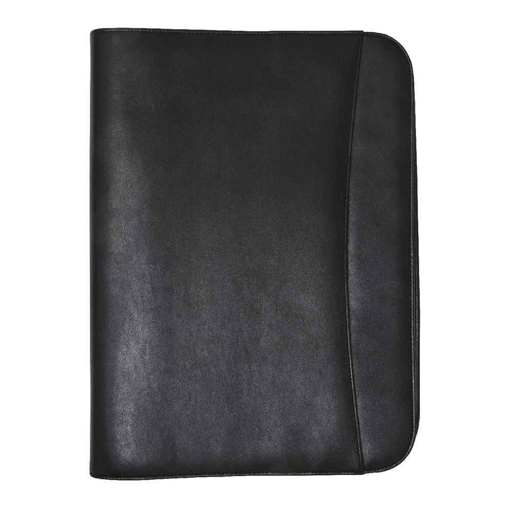 J.Burrows A4 Zippered Compendium with Carry Handle Black