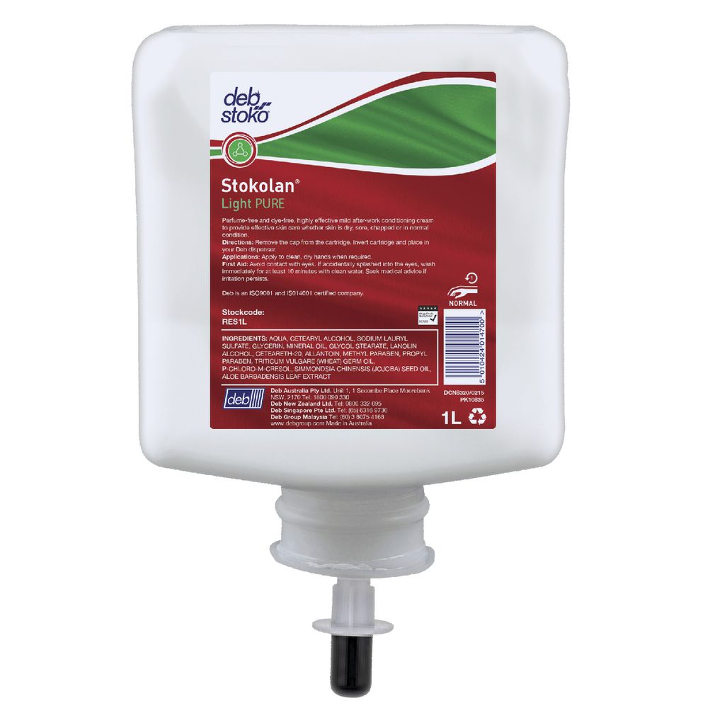 Deb Stoko Stokolan Light Pure Skin Cream 1L
