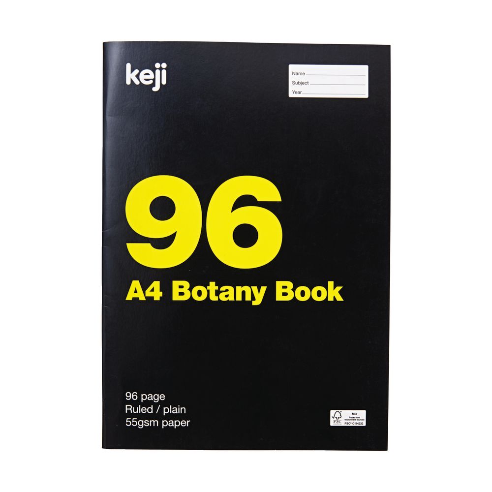 Keji A4 Botany Book 8mm 96 Page
