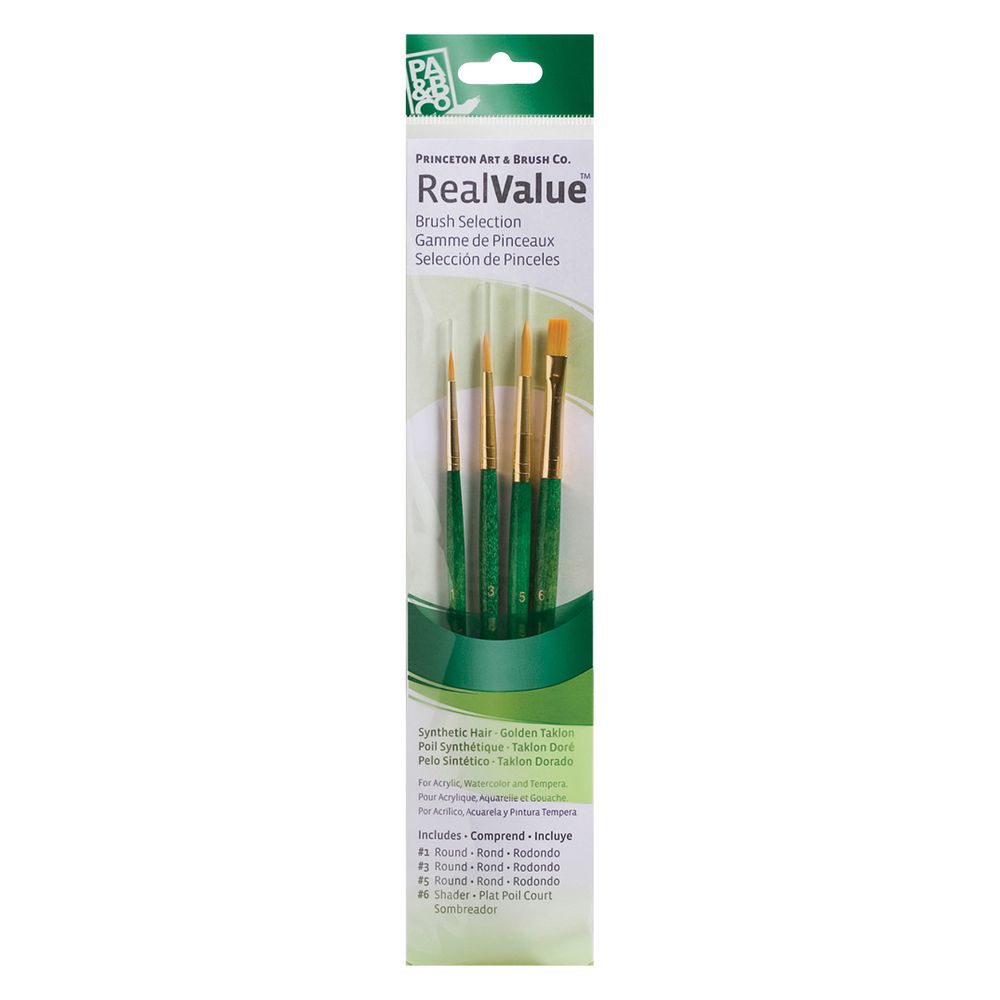 Princeton 9115 Paintbrush Set 4 Pack