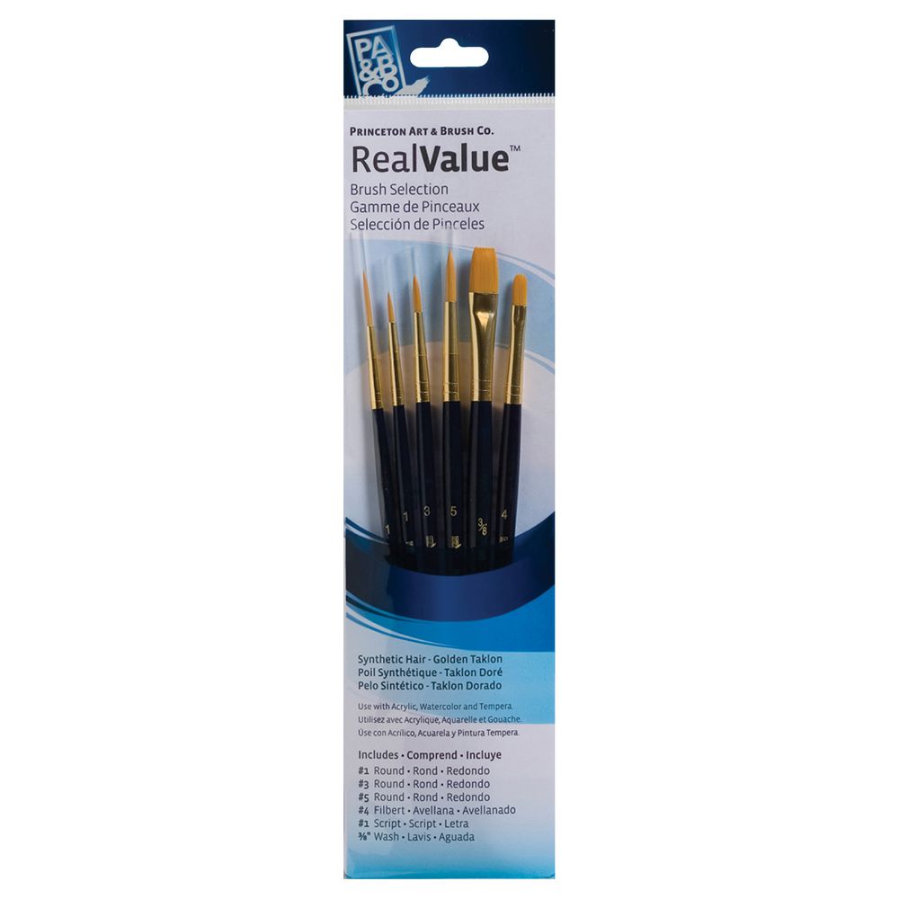 Princeton 9132 Paintbrush Set 6 Pack