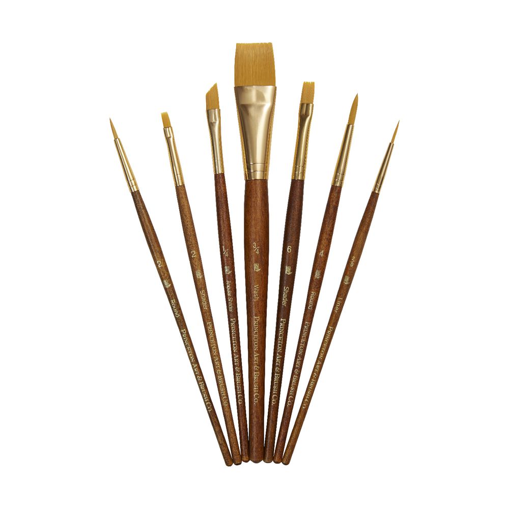 Princeton 9143 Paintbrush Set 7 Pack
