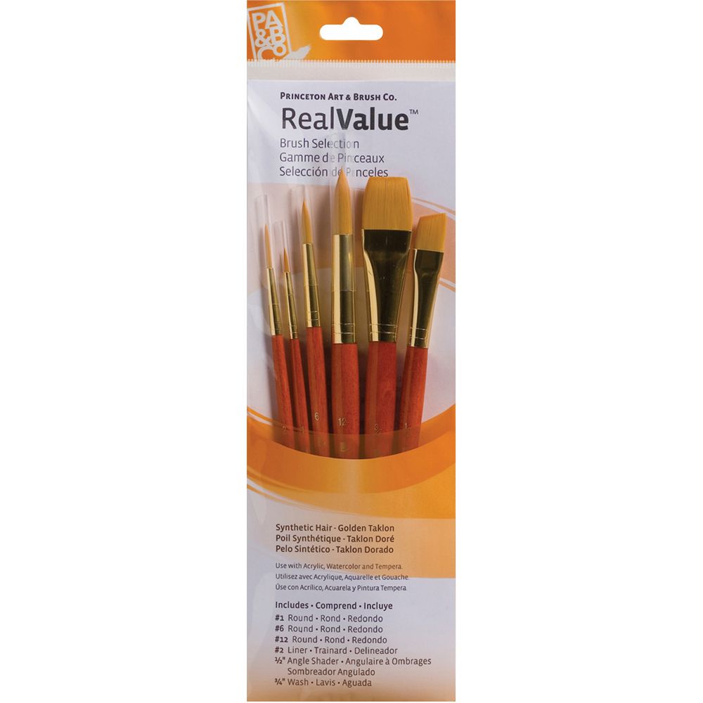 Princeton 9153 Paintbrush Set 6 Pack