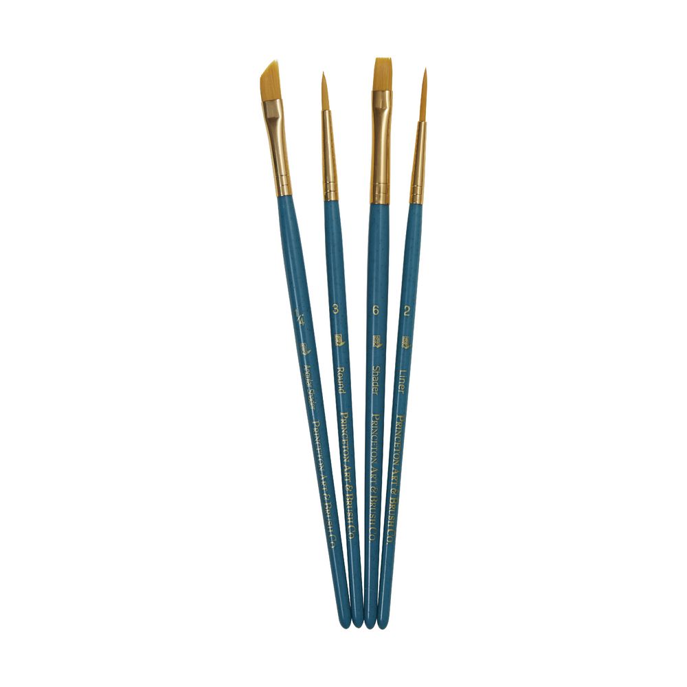 Princeton 9173 Paintbrush Set 4 Pack