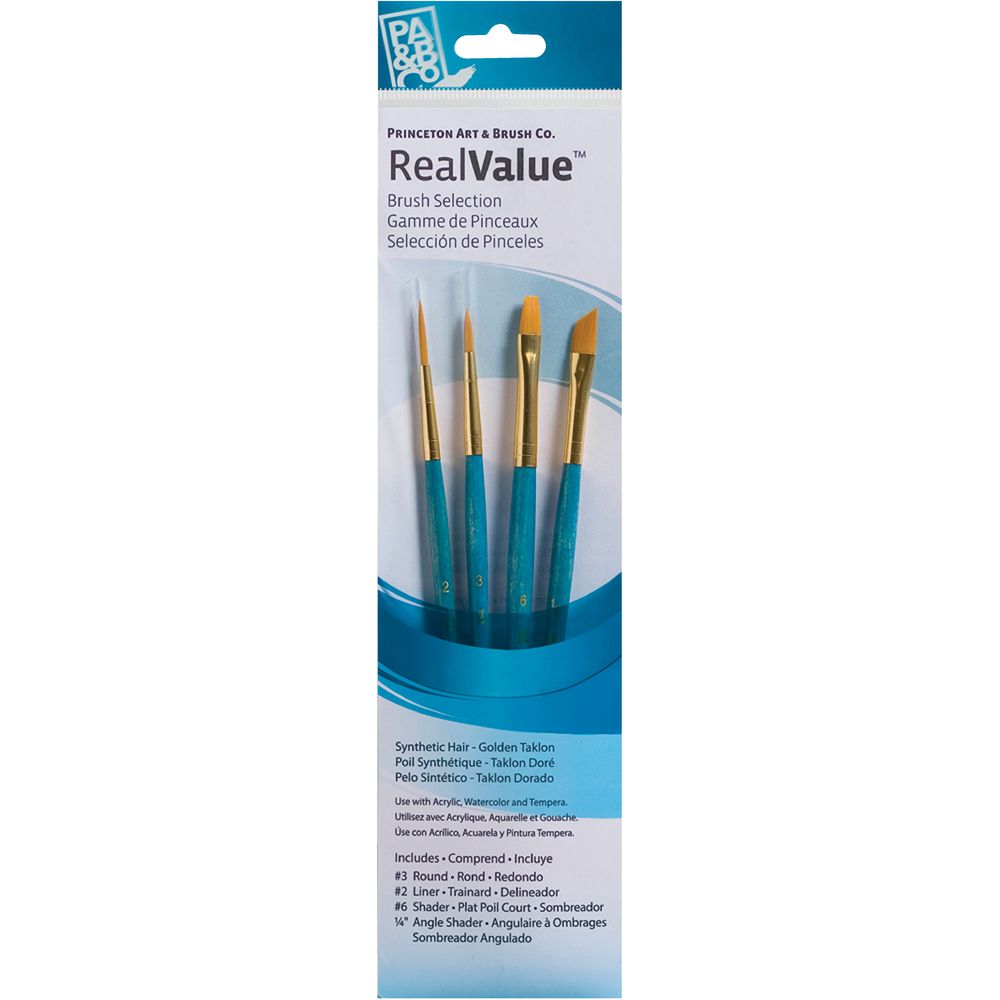 Princeton 9173 Paintbrush Set 4 Pack