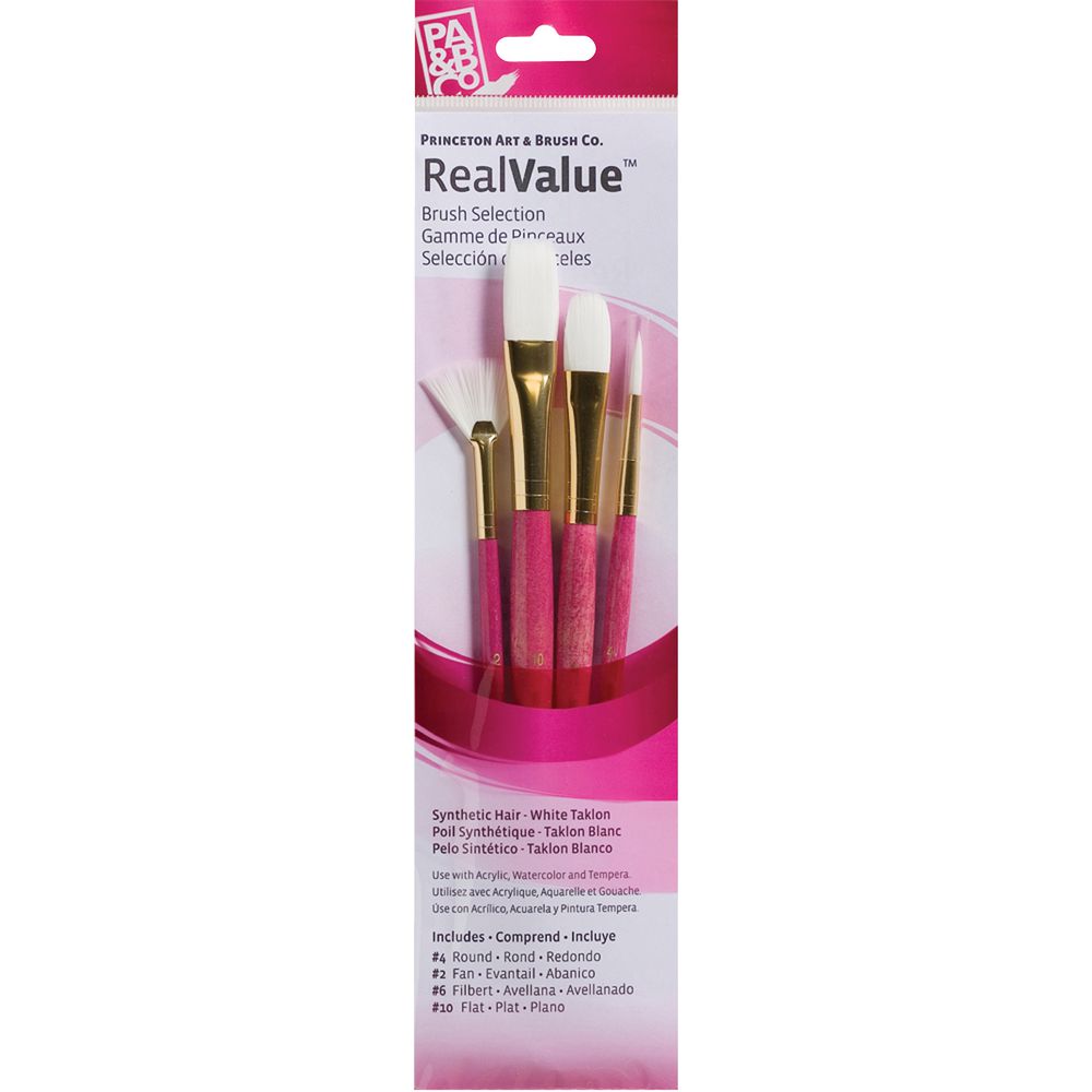 Princeton 9182 Paintbrush Set 4 Pack