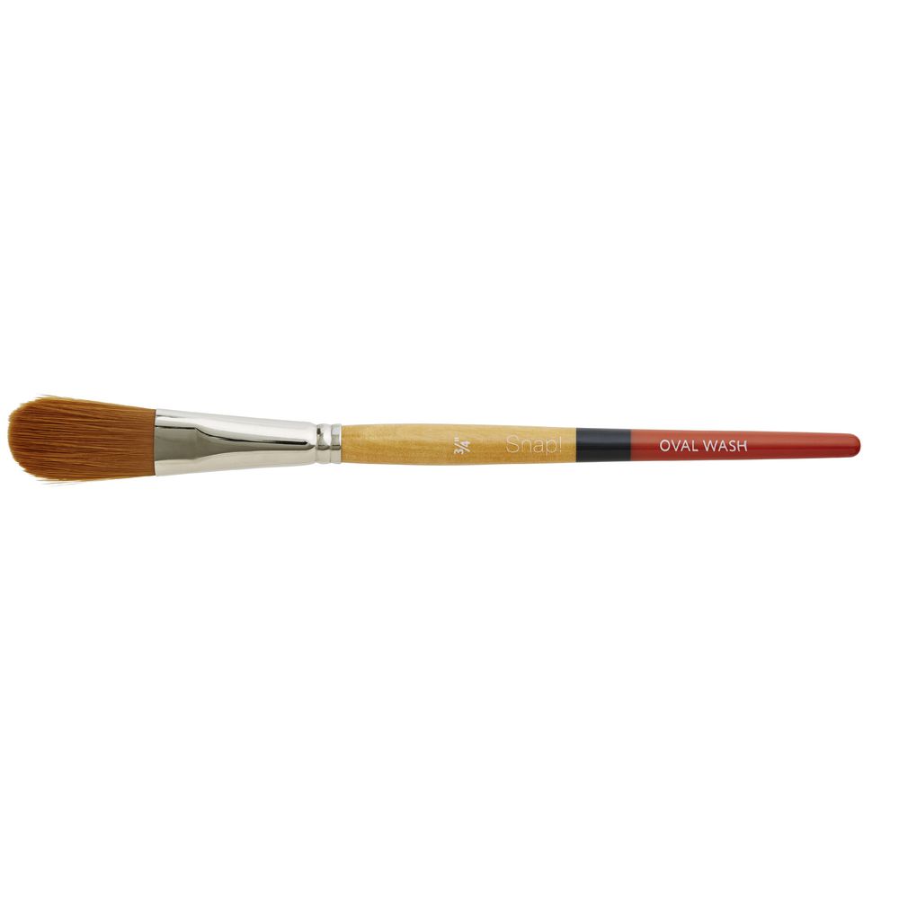 Princeton Snap 9650 Short Oval Wash Paintbrush Size 3/4