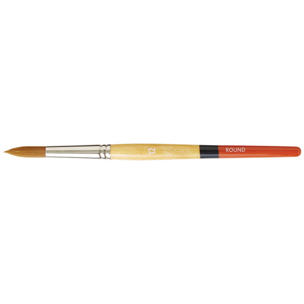 Princeton Snap 9650 Short Handle Round Paintbrush Size 12