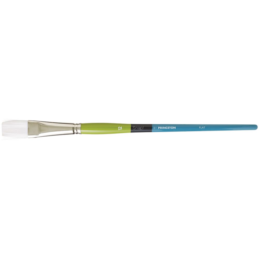 Princeton Snap 9800 Long Handle Flat Paintbrush Size 12