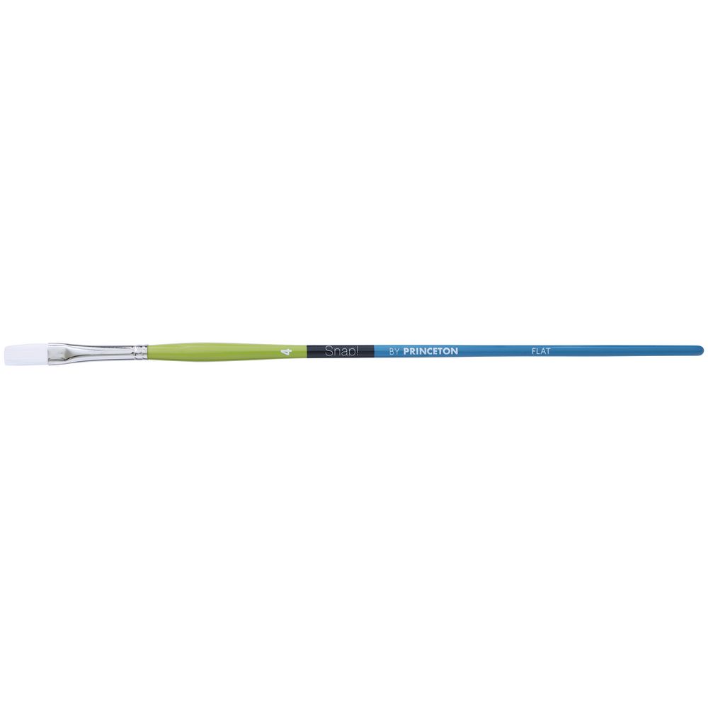Princeton Snap 9850 Long Handle Flat Paintbrush Size 4