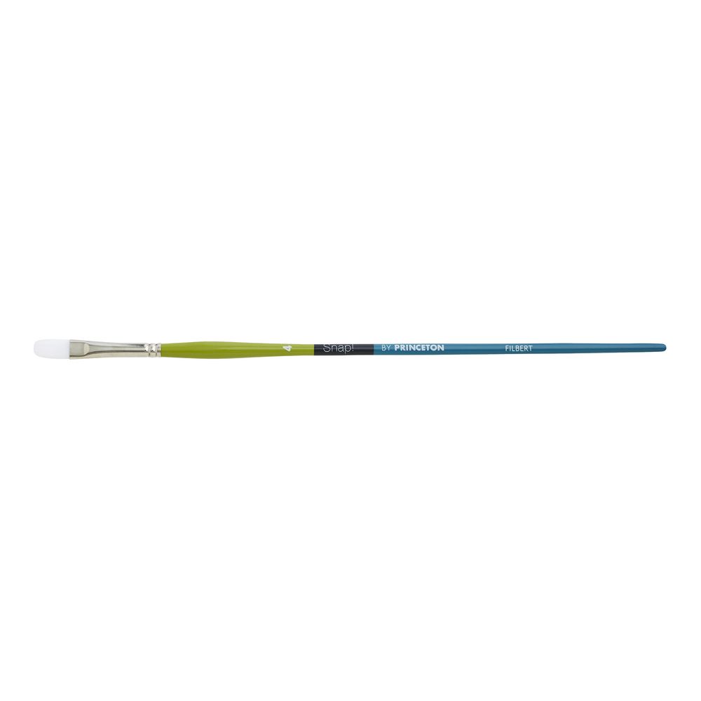 Princeton Snap 9800 Long Handle Filbert Paintbrush Size 4