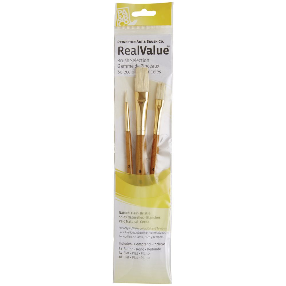 Princeton 9103 Paintbrush Set 3 Pack