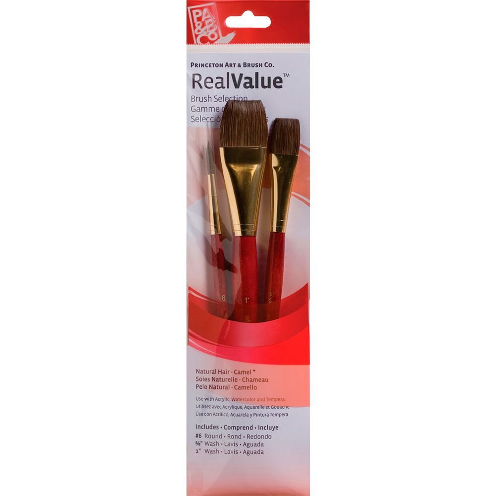 Princeton 9122 Paintbrush Set 3 Pack