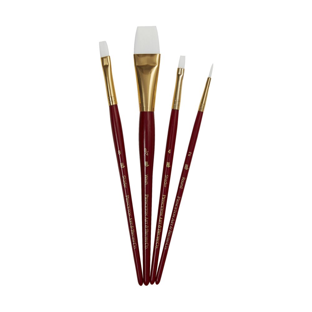 Princeton 9125 Paintbrush Set 4 Pack