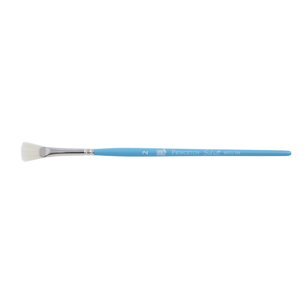 Princeton 3750 Bristle Fan Paintbrush Size 2