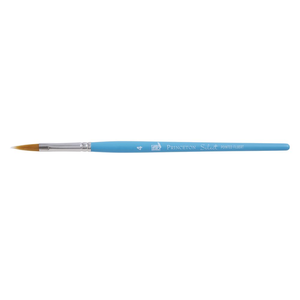 Princeton 3750 Pointed Filbert Paintbrush Size 4