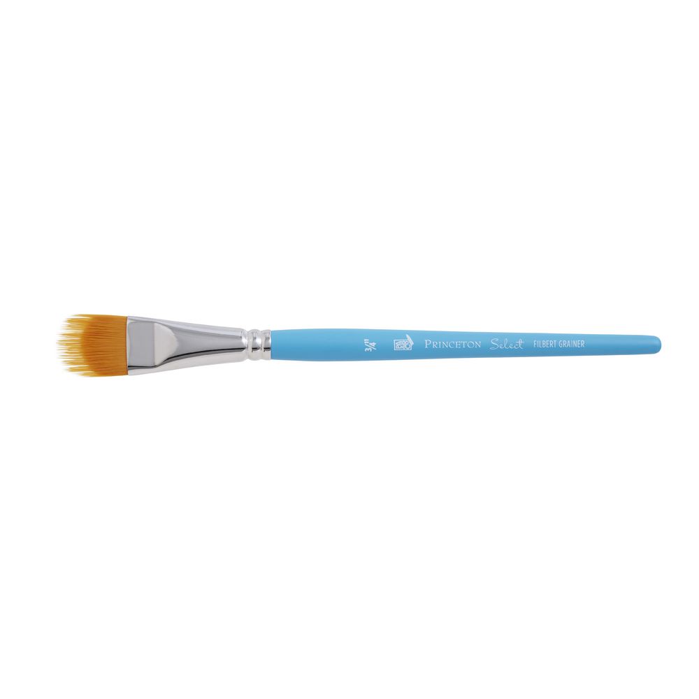 Princeton 3750 Filbert Grainer Paintbrush Size 3/4