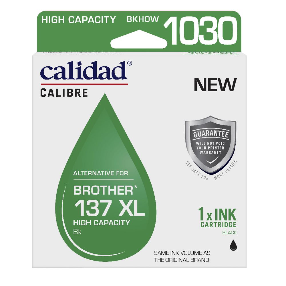 Calidad Alternative Brother 137XL Ink Cartridge Black