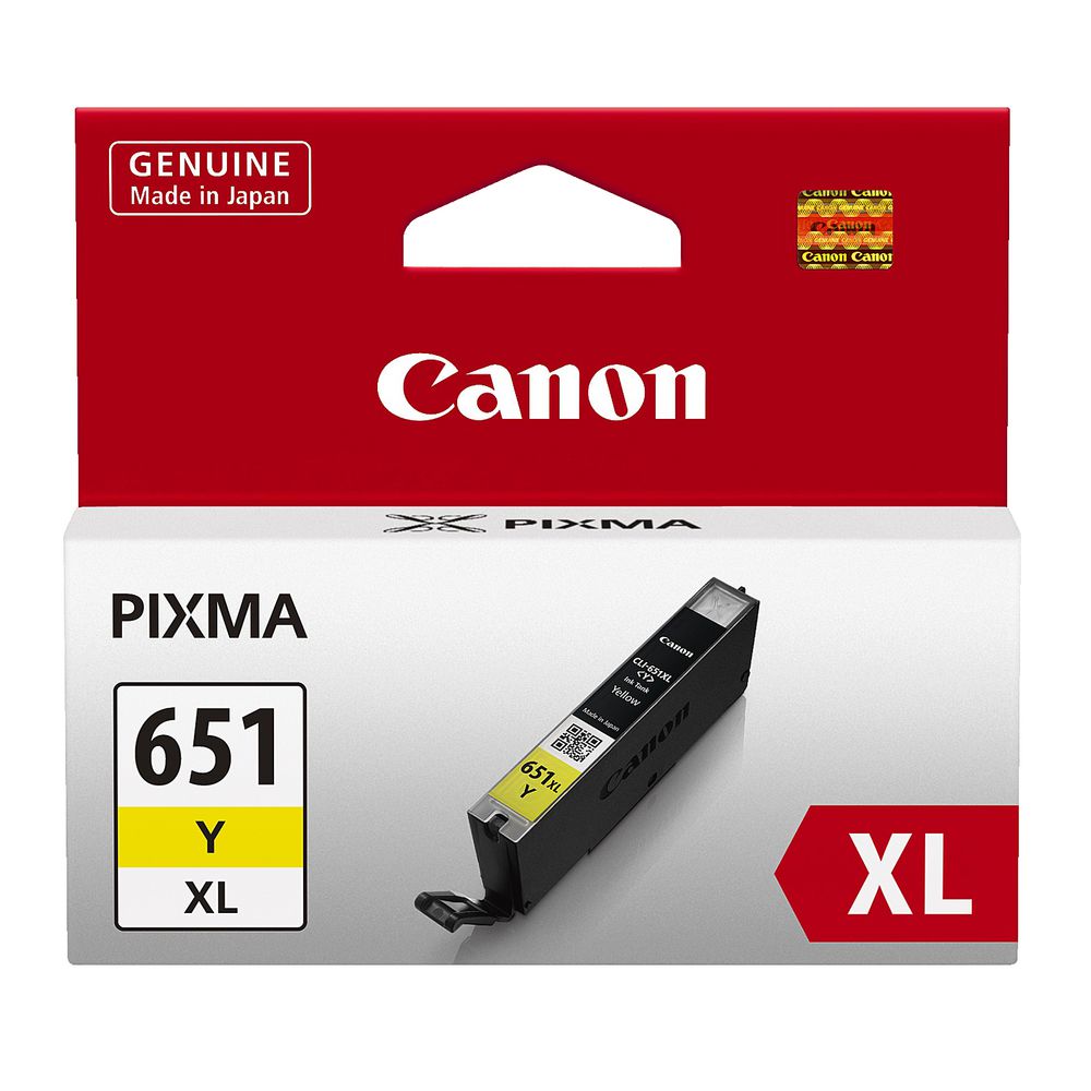 Canon CLI651 XL Ink Cartridge Yellow