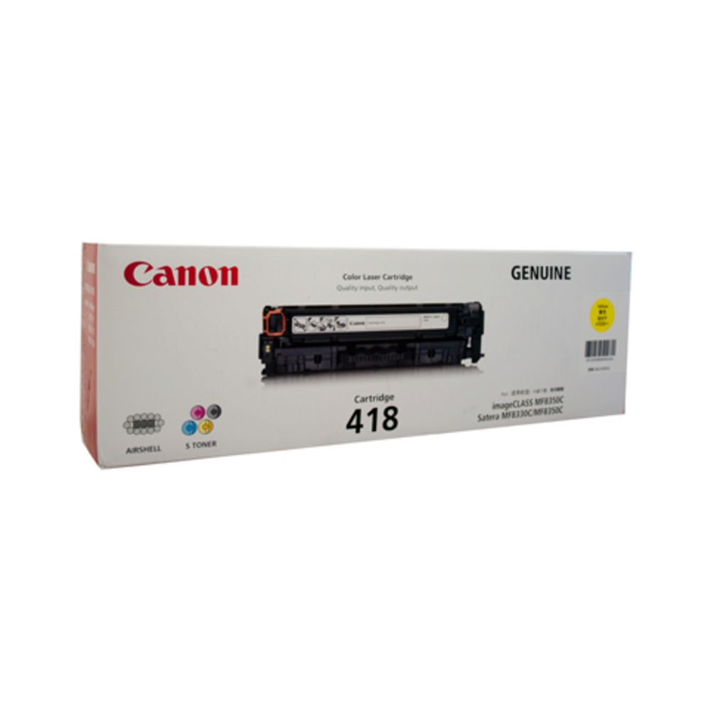 Canon Cart-418 Toner Cartridge Yellow