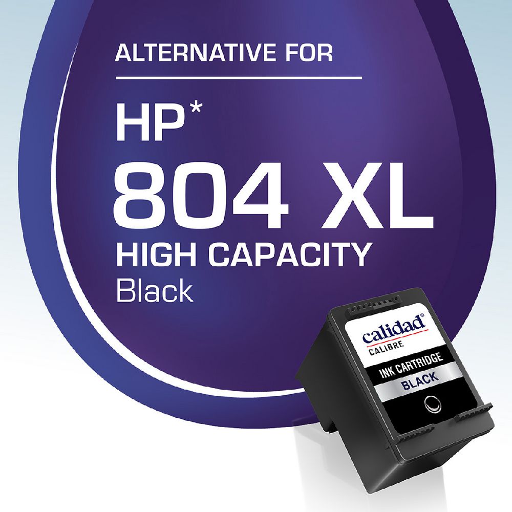 Calidad HP Compatible 804XL Ink Cartridge Black | Officeworks