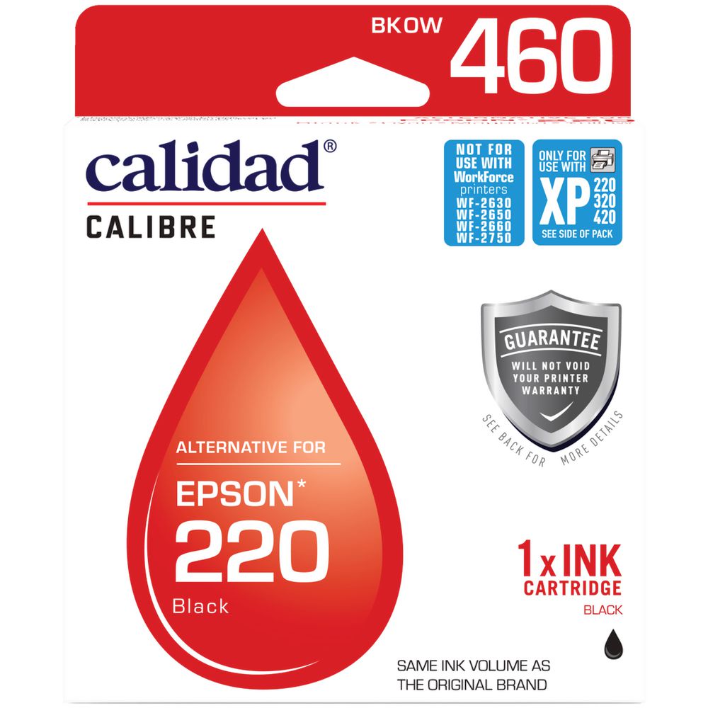 Calidad Alternate Epson 220 Ink Cartridge Black