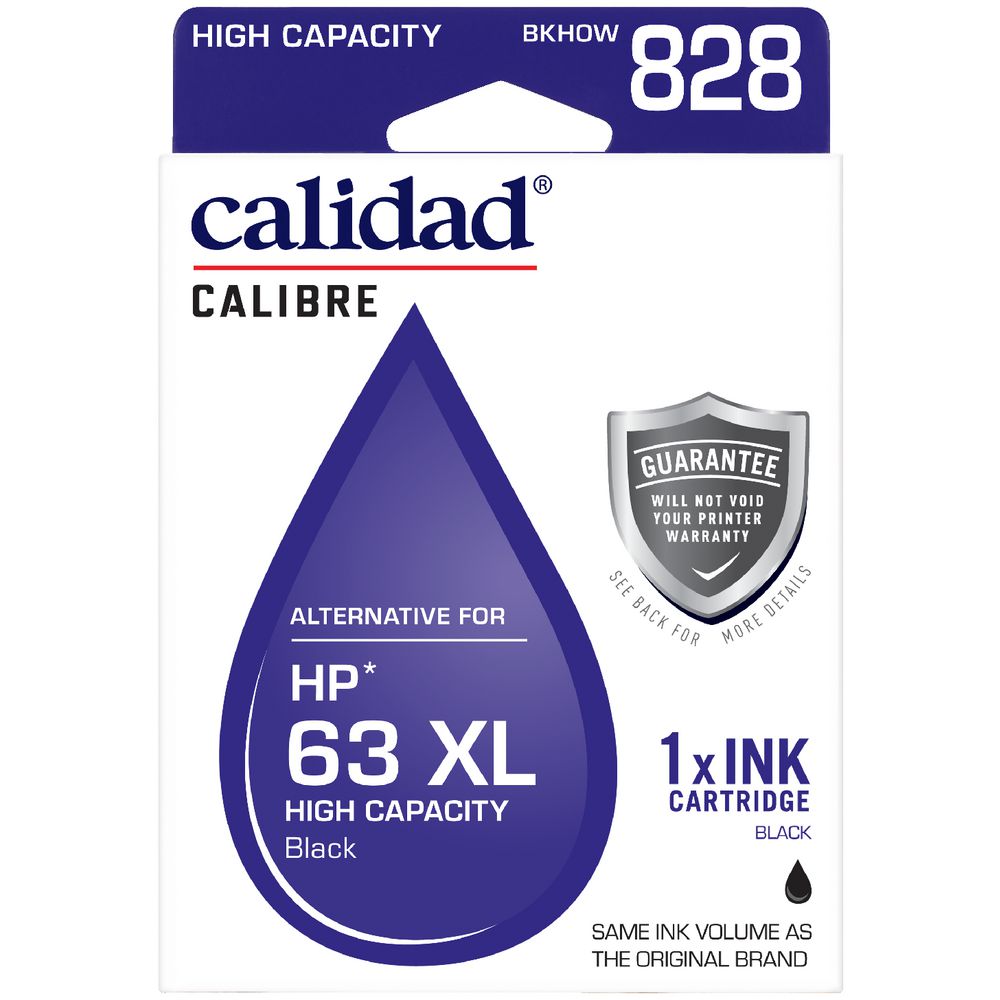 Calidad Alternate HP 63XL Ink Cartridge Black