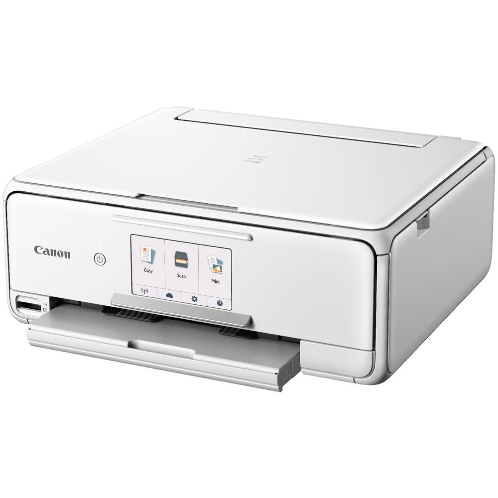 Canon PIXMA HOME Wireless Inkjet MFC Printer White TS8160W