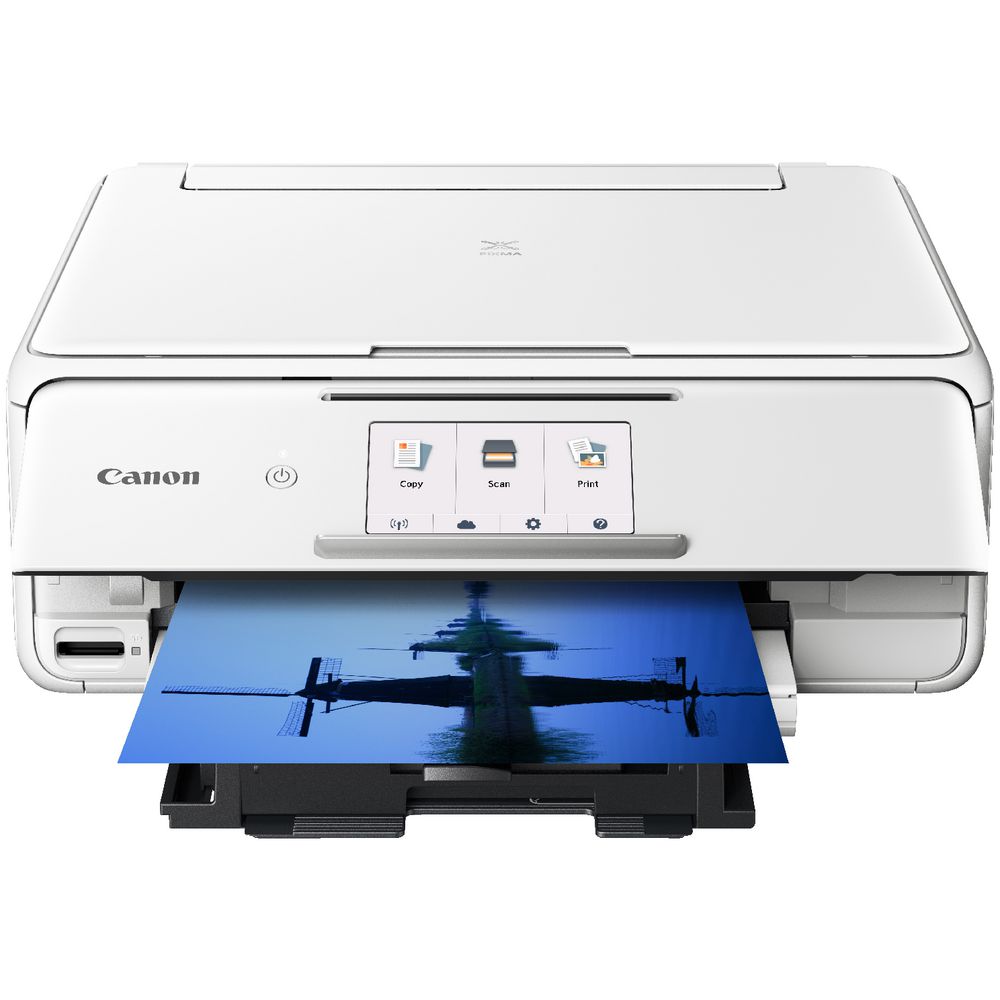 Canon PIXMA HOME Wireless Inkjet MFC Printer White TS8160W