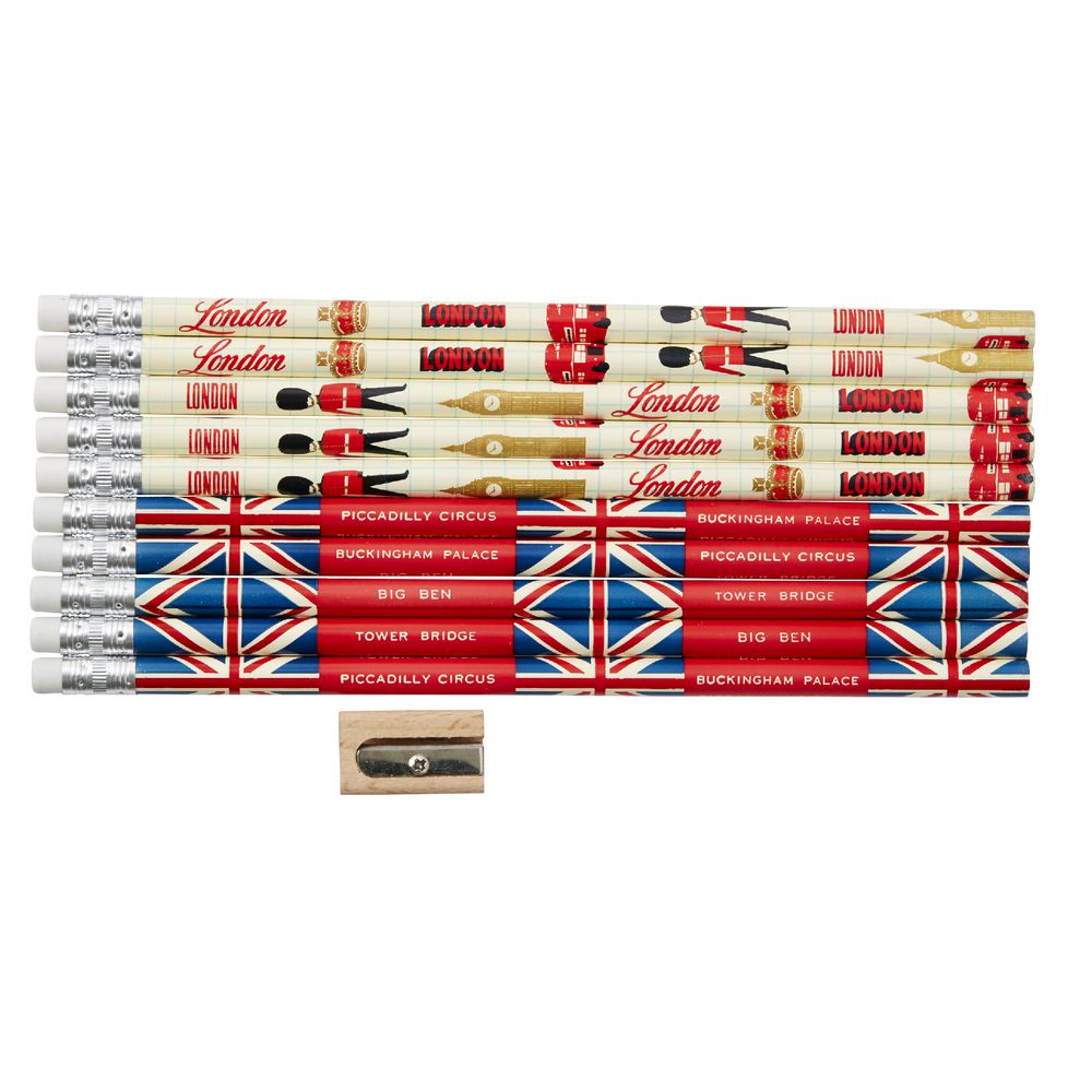 Cavallini Pencils Vintage London 10 Pack