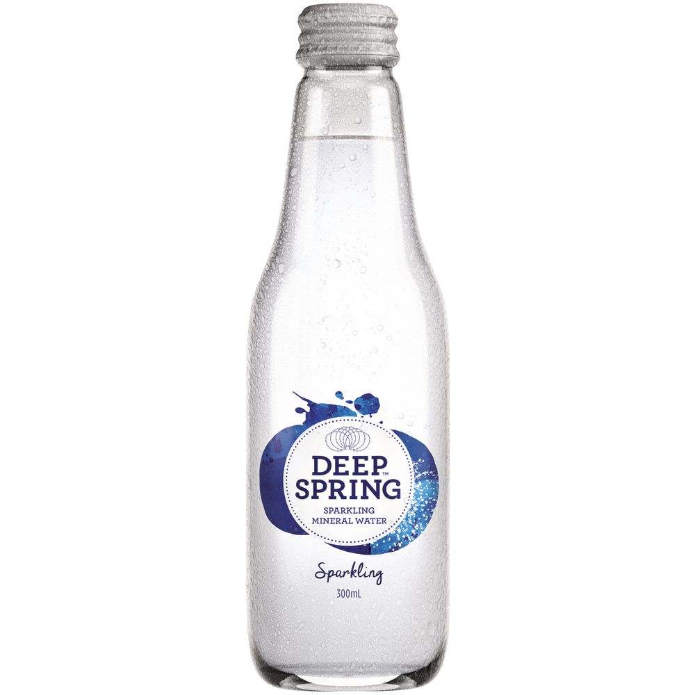 Deep Spring Natural Mineral Water 300mL 24 Pack