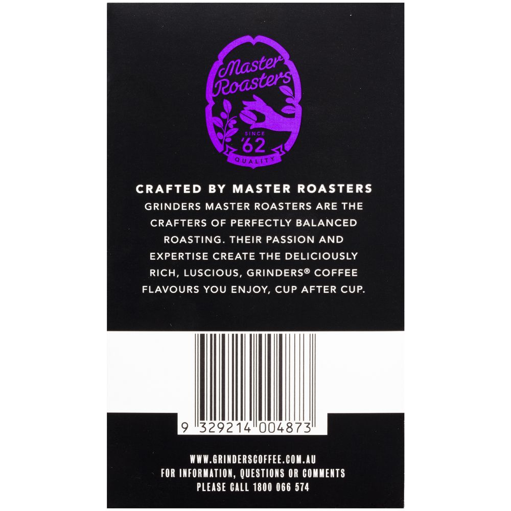 Grinders Arabica Capsules 5.2g 10 Pack